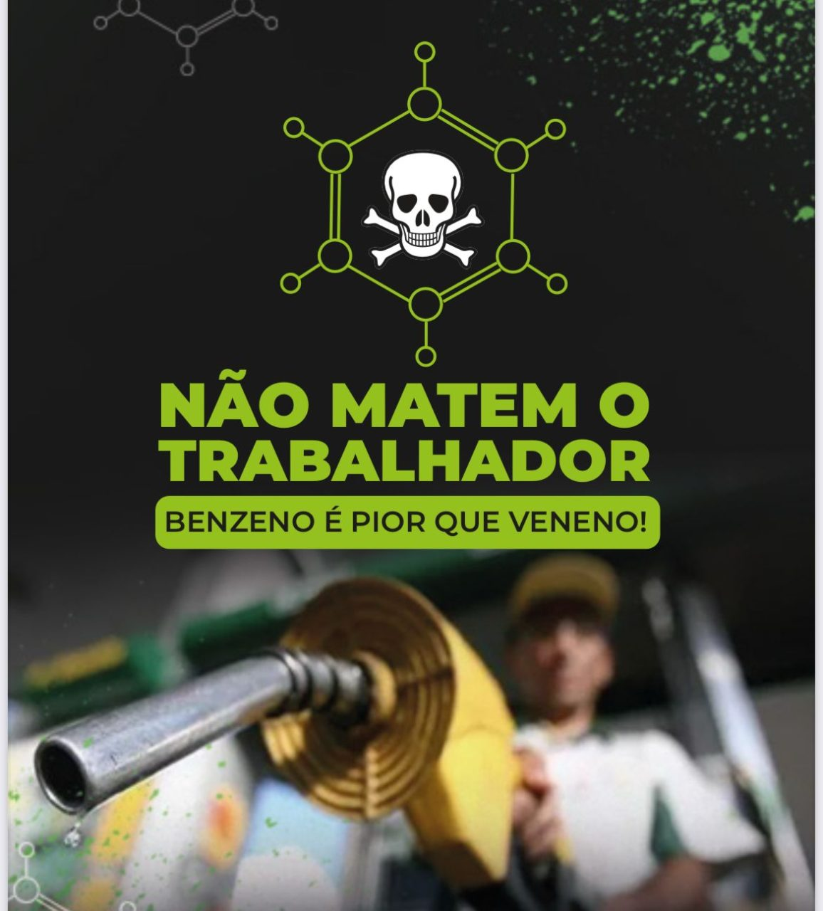 Benzeno é pior que veneno: trabalhadores lançam abaixo-assinado contra limite de exposição