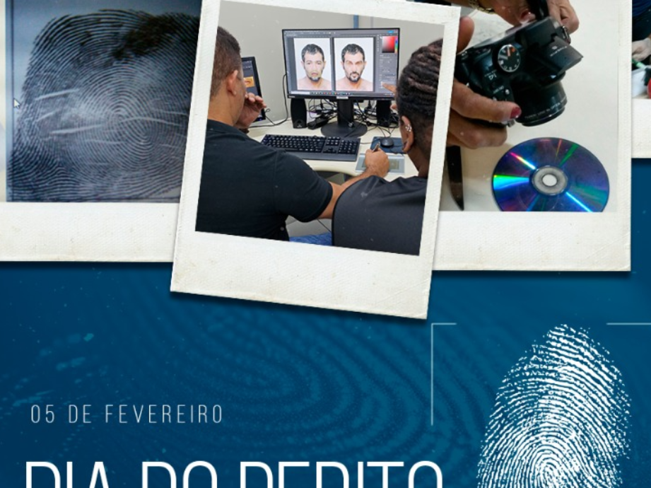 Perito aborda sobre a importância da papiloscopia e do retrato falado durante as investigações criminais