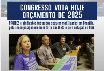 Congresso vota hoje orçamento de 2025