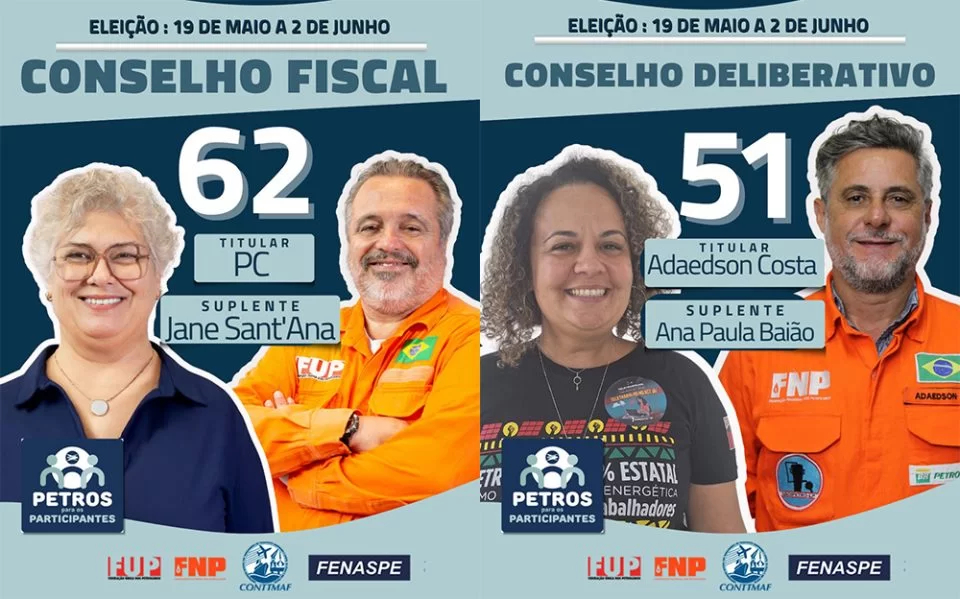 Eleição para Conselhos da Petros já começou. Vote em quem defende os participantes