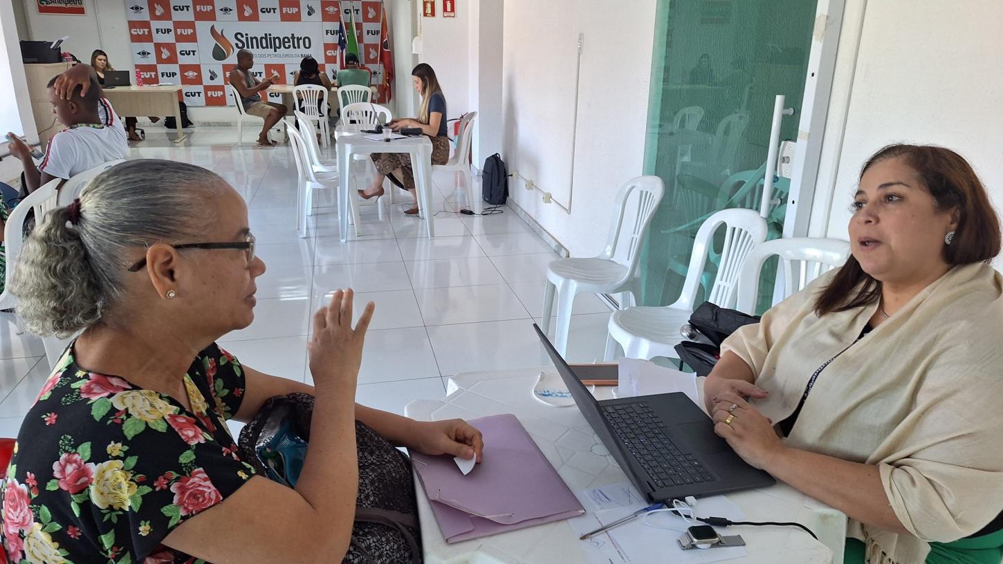 Petros Itinerante conclui atendimentos na sede do Sindipetro Bahia com avaliação positiva