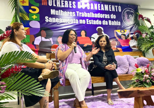 Mulheres do Sindae participam da Conferência Livre Mulheres do Saneamento
