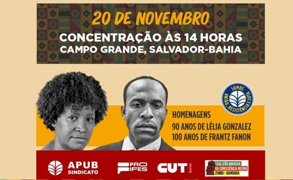APUB participa da Marcha da Consciência Negra