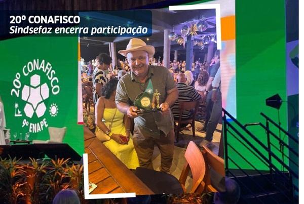 Sindsefaz encerra participação no 20º Conafisco com destaque nos debates e premiação na Noite de Talentos