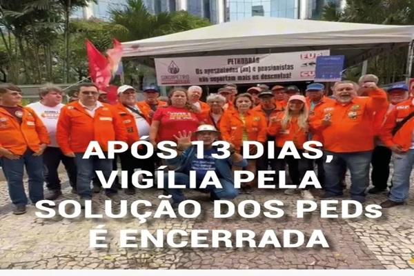 Vigília no Edisen é encerrada após indicativo do CD da FUP e avanço nos três eixos centrais da luta