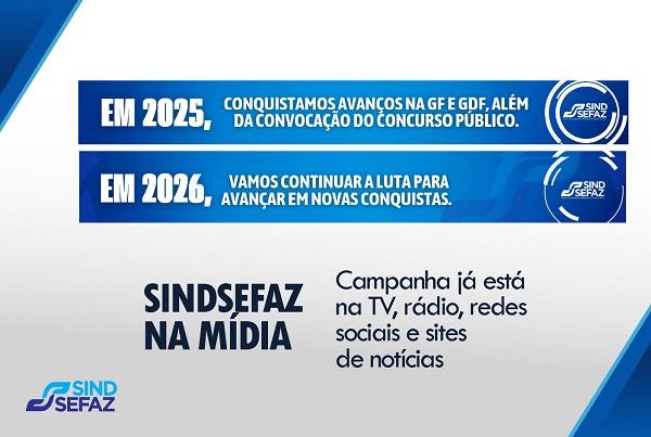 Campanha já está na TV, rádio, redes sociais e sites de notícias