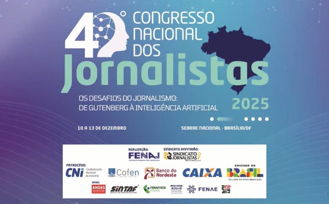 Congresso Nacional dos Jornalistas debate o futuro da profissão na era da inteligência artificial