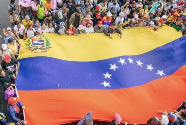 Petroleiros em defesa da soberania e da autodeterminação da nação venezuelana