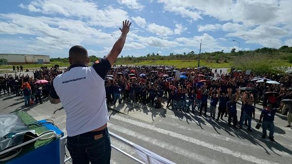 Trabalhadores da BYD aprovam, por unanimidade, histórico abono de R$:2.700,00 de final de ano conquistado pelo Sindicato dos Metalúrgicos de Camaçari
