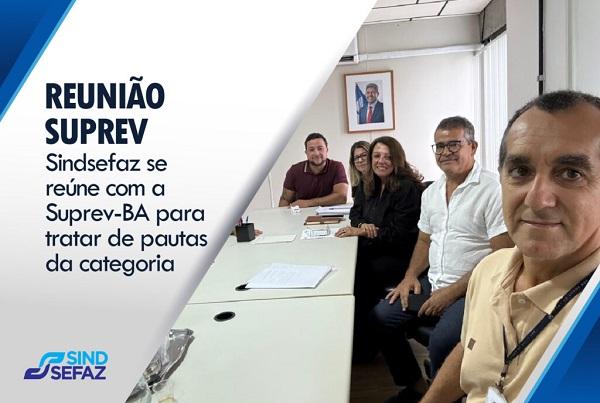 Diretoria do Sindsefaz se reúne com superintendente da Suprev