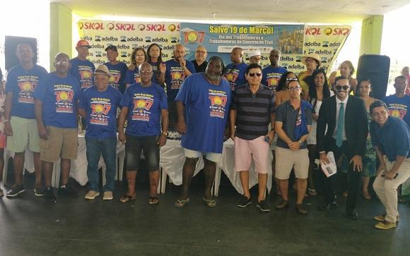 Festa do 19 de Março, 107 anos do SINTRACOM-BA e Dia dos Trabalhadores e Trabalhadoras da Construção Civil da Bahia