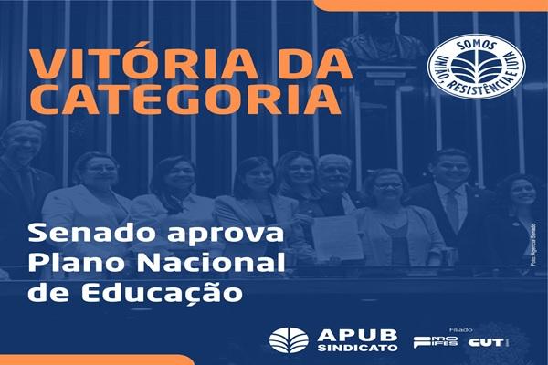 Senado aprova novo Plano Nacional de Educação e reforça diretrizes para valorização docente e financiamento público