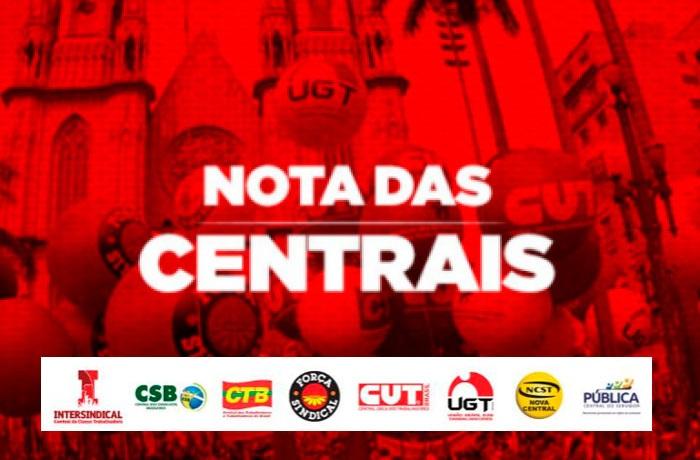 NOTA DAS CENTRAIS SINDICAIS SOLIDARIEDADE À CONTAG E EM DEFESA DA AUTONOMIA SINDICAL