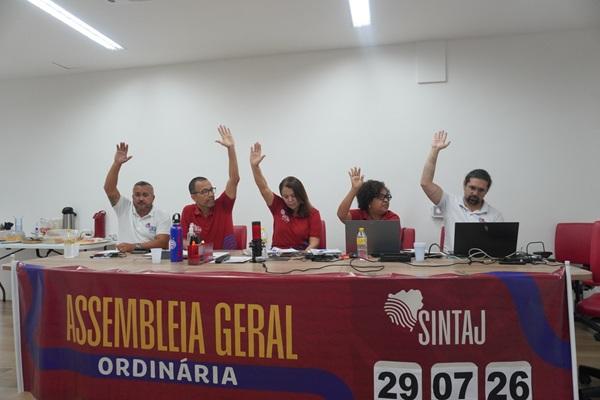 SINTAJ REALIZA ASSEMBLEIA ORDINÁRIA DE PRESTAÇÃO DE CONTAS