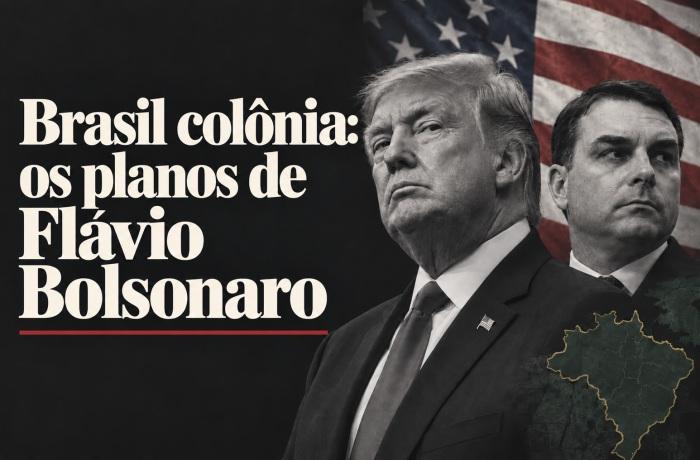 Entenda a relação entre Flávio e Trump que escravizará o país
