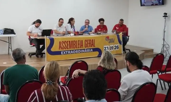 ASSEMBLEIA GERAL EXTRAORDINÁRIA DO SINTAJ DEBATE AVANÇOS DO PCCV E CONVOCA CATEGORIA PARA MOBILIZAÇÃO