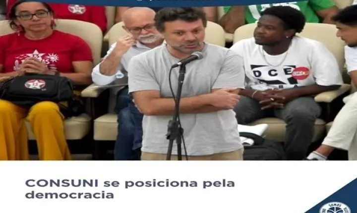CONSUNI se posiciona em defesa da democracia