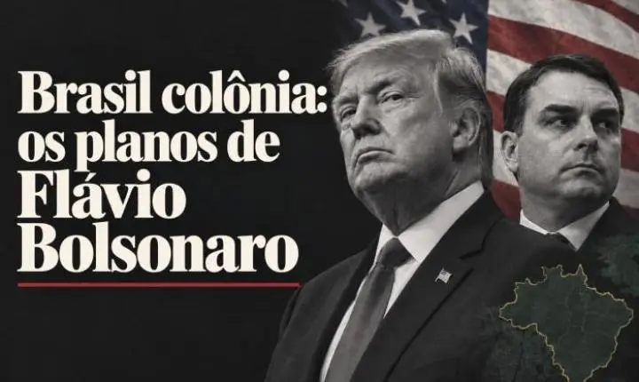 Entenda a relação entre Flávio e Trump que escravizará o país
