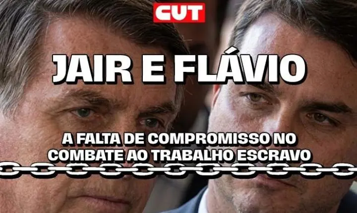 Flávio Bolsonaro repete o pai e não quer compromisso no combate ao trabalho escravo
