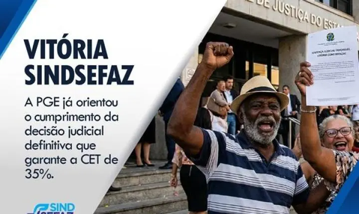 Sindsefaz garante CET de 35% para aposentados e pensionistas com paridade